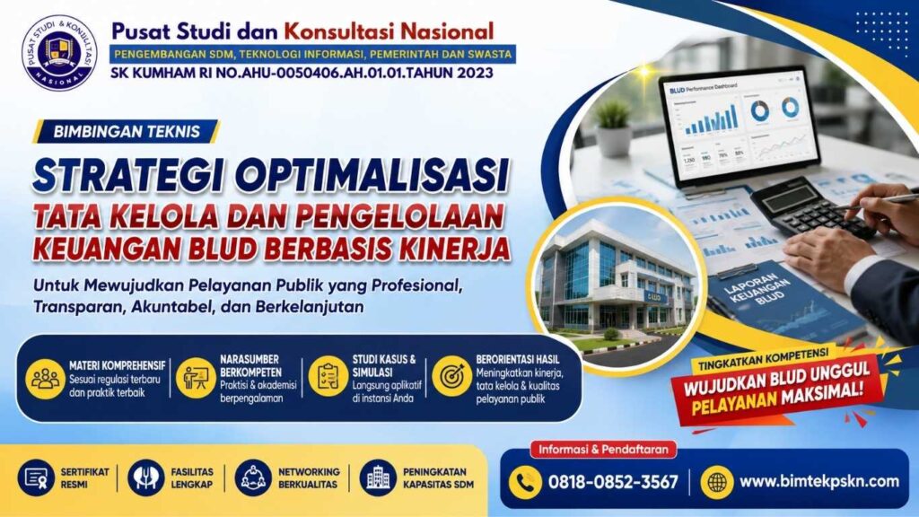 Bimtek Strategi Optimalisasi Tata Kelola dan Pengelolaan Keuangan BLUD Berbasis Kinerja