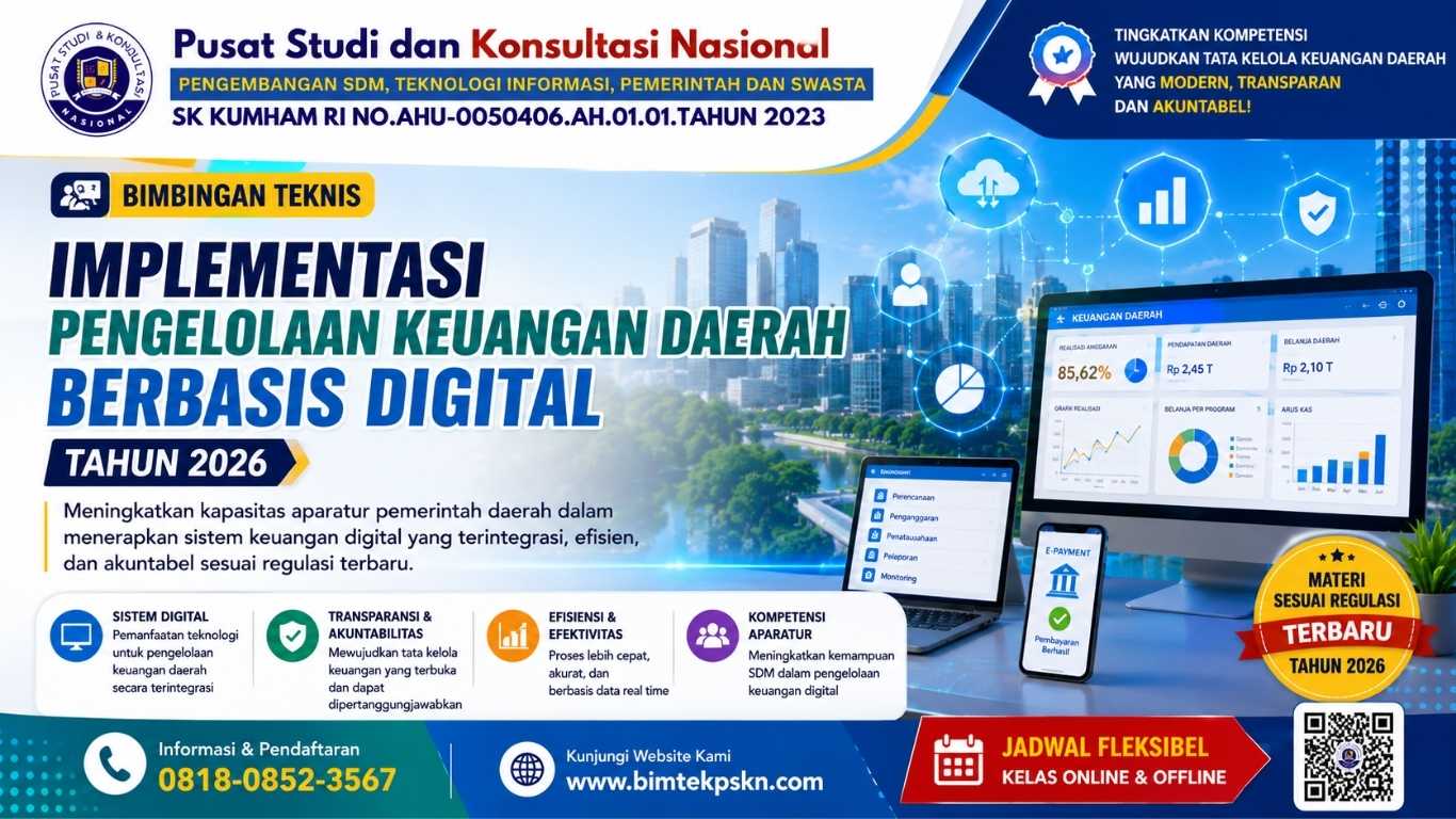 Implementasi Pengelolaan Keuangan Daerah Berbasis Digital Tahun 2026