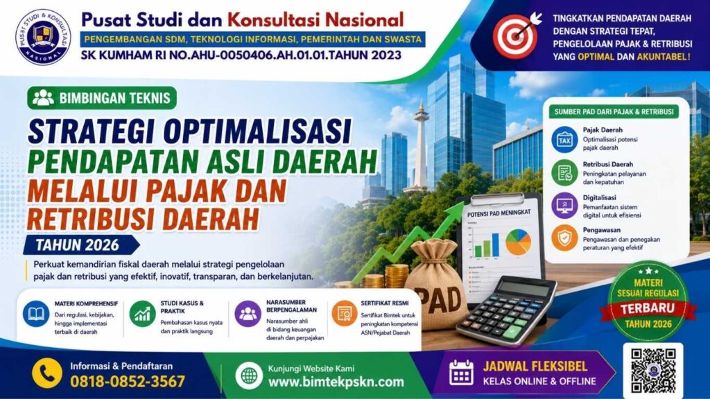 Strategi Optimalisasi Pendapatan Asli Daerah melalui Pajak dan Retribusi Daerah