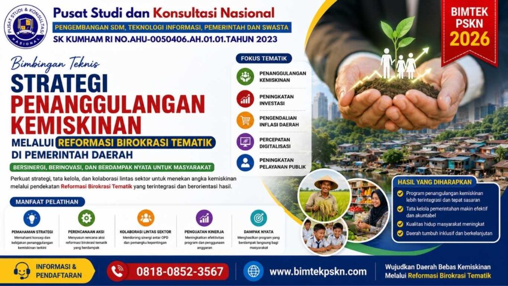 Strategi Penanggulangan Kemiskinan melalui Reformasi Birokrasi Tematik di Pemerintah Daerah