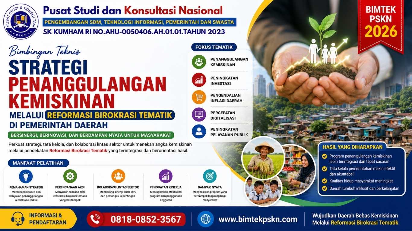 Strategi Penanggulangan Kemiskinan melalui Reformasi Birokrasi Tematik di Pemerintah Daerah