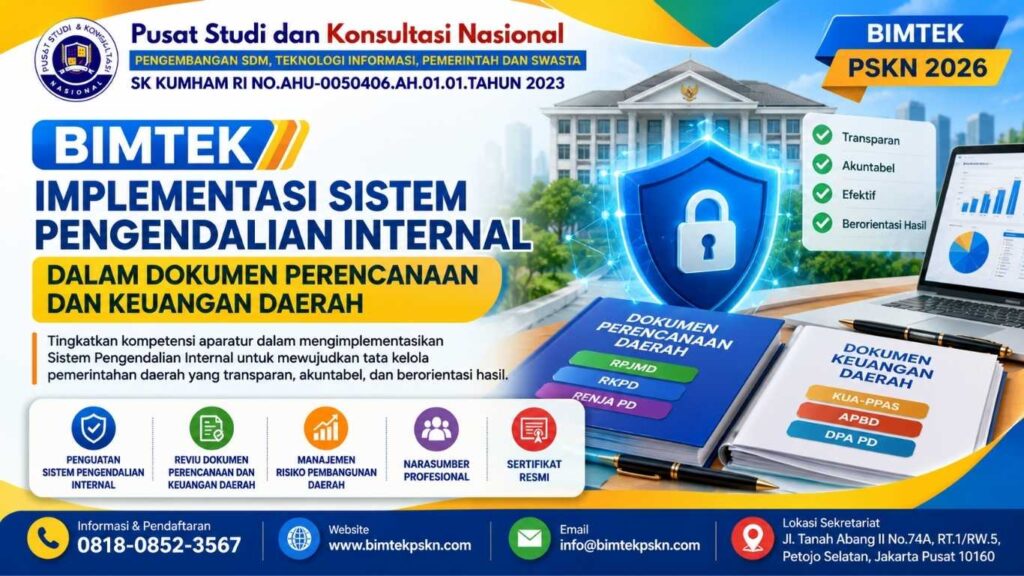 Bimtek Implementasi Sistem Pengendalian Internal dalam Dokumen Perencanaan dan Keuangan Daerah