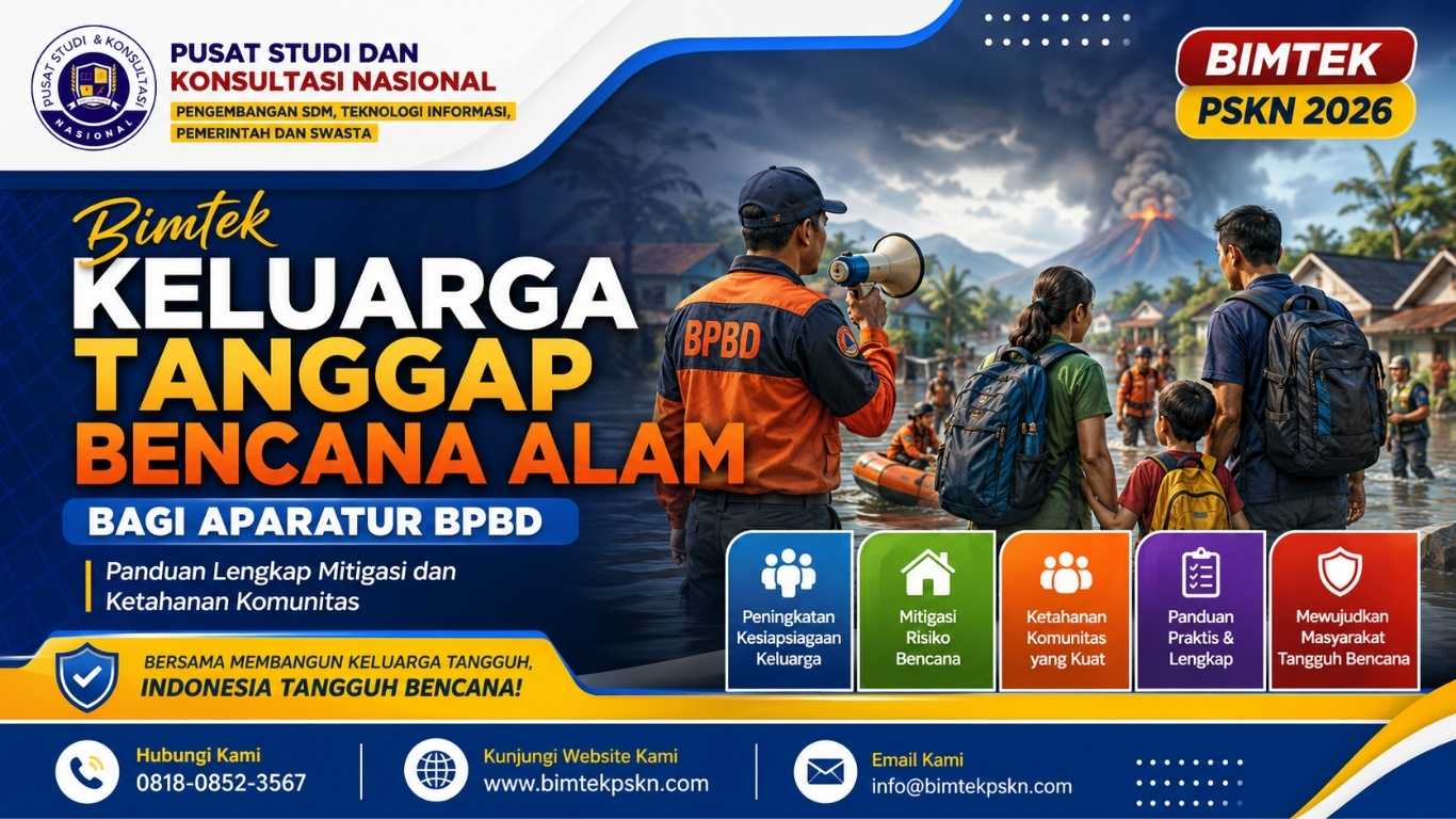 Bimtek Keluarga Tanggap Bencana Alam bagi Aparatur BPBD Panduan Lengkap Mitigasi dan Ketahanan Komunitas