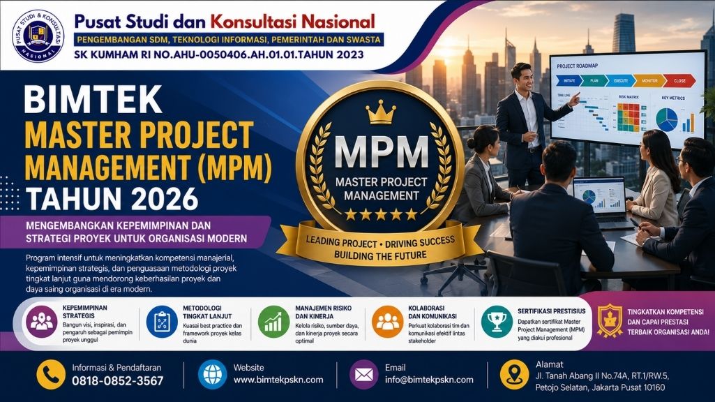 Bimtek Master Project Management (MPM) Tahun 2026