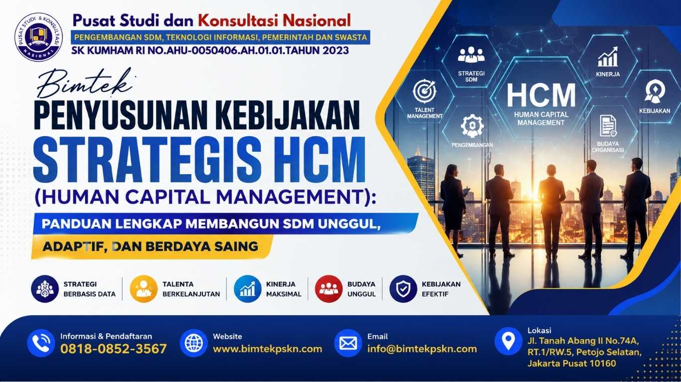 Bimtek Penyusunan Kebijakan Strategis HCM (Human Capital Management)