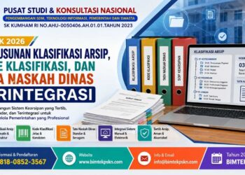 Bimtek Penyusunan Klasifikasi Arsip, Kode Klasifikasi, dan Tata Naskah Dinas Terintegrasi