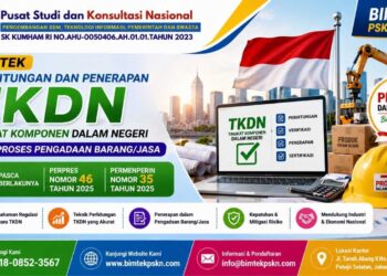 Bimtek Perhitungan dan Penerapan TKDN Pasca Berlakunya Perpres Nomor 46 Tahun 2025 dan Permenperin Nomor 35 Tahun 2025 pada Proses Pengadaan BarangJasa