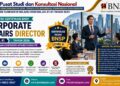 Bimtek Sertifikasi Corporate Affairs Director (Level 8) Tahun 2026 Pelatihan Corporate Affairs Eksekutif