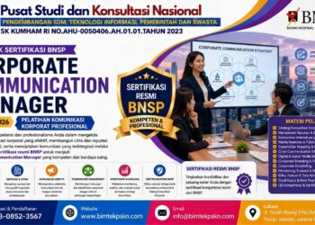 Bimtek Sertifikasi Corporate Communication Manager Tahun 2026