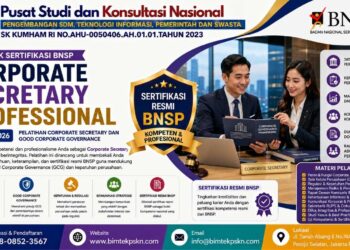 Bimtek Sertifikasi Corporate Secretary Professional Tahun 2026