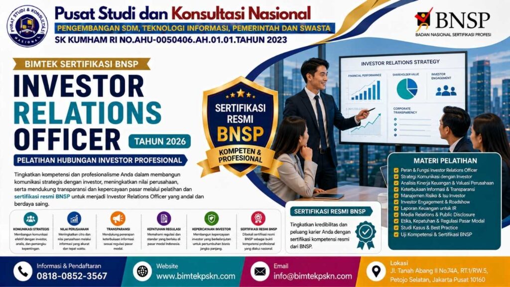 Bimtek Sertifikasi Investor Relations Officer Tahun 2026