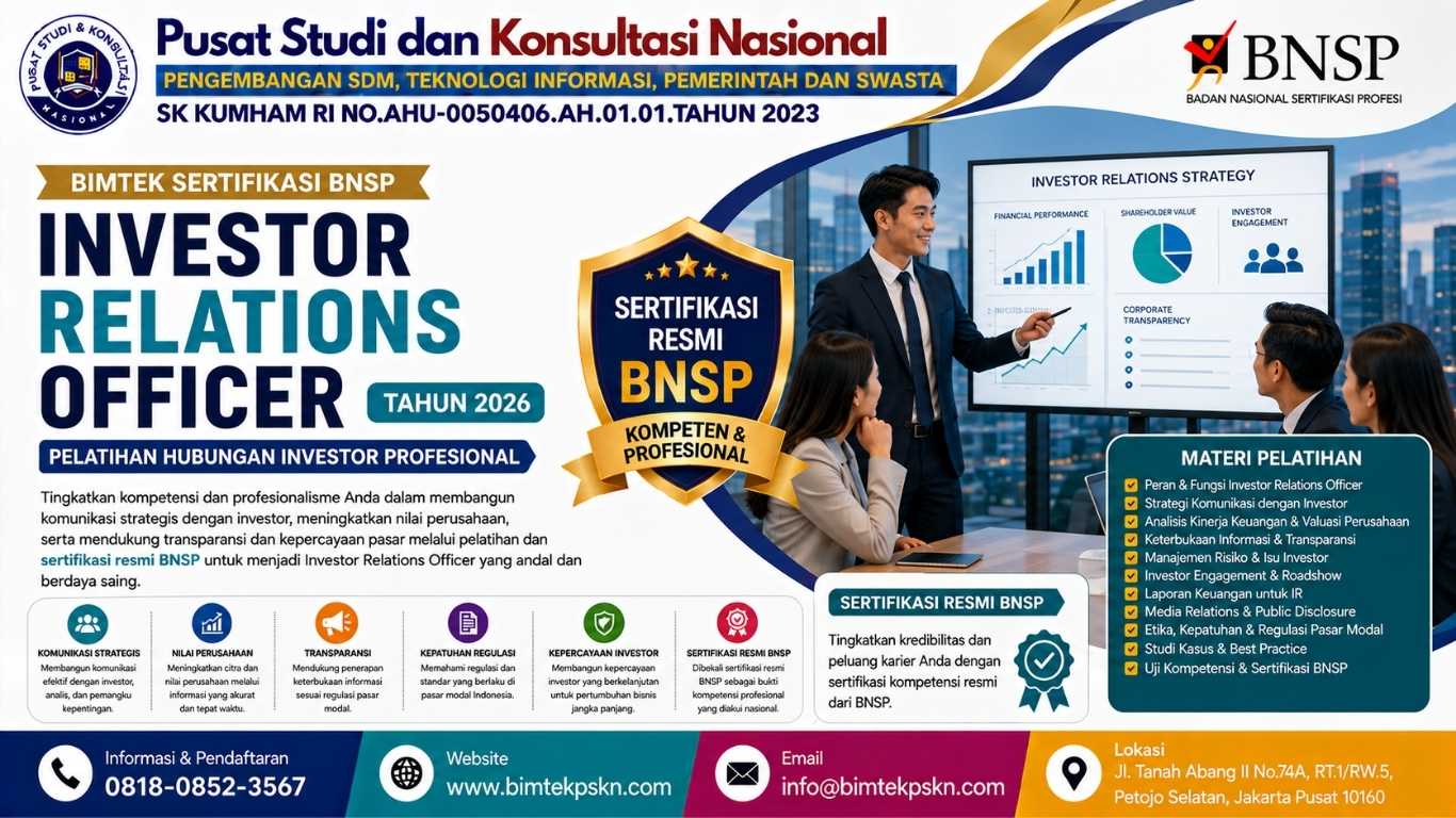 Bimtek Sertifikasi Investor Relations Officer Tahun 2026