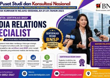 Bimtek Sertifikasi Media Relations Specialist Tahun 2026 Pelatihan Media Relations Profesional