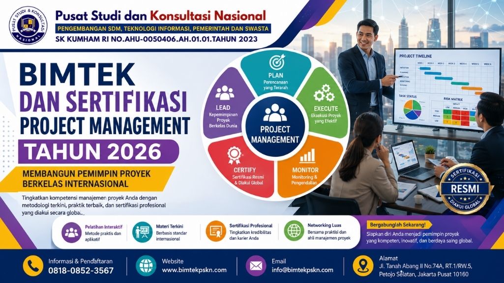 Bimtek dan Sertifikasi Project Management Tahun 2026