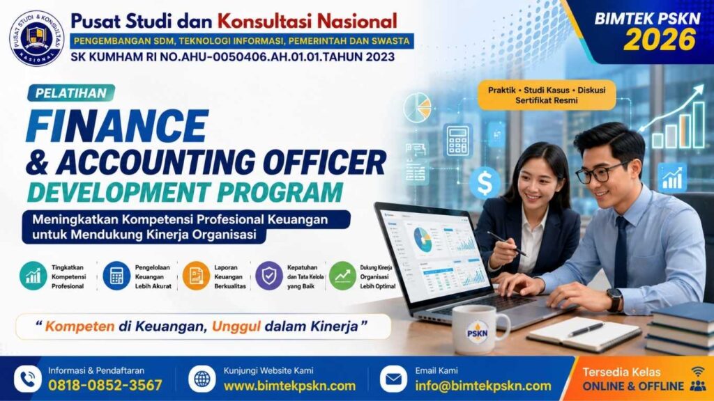 Pelatihan Finance dan Accounting Officer Development Program Meningkatkan Kompetensi Profesional Keuangan untuk Mendukung Kinerja Organisasi