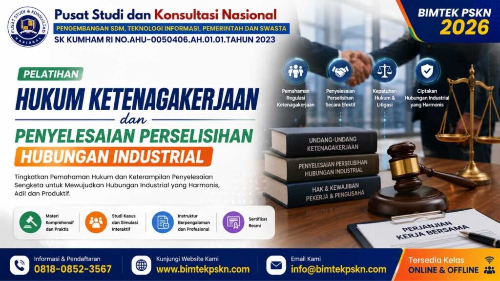 Pelatihan Hukum Ketenagakerjaan dan Penyelesaian Perselisihan Hubungan Industrial