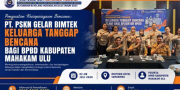 Penguatan Kesiapsiagaan Bencana PT. PSKN Gelar Bimtek Keluarga Tanggap Bencana bagi BPBD Kabupaten Mahakam Ulu