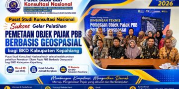 Pusat Studi Konsultasi Nasional Sukses Gelar Pelatihan Pemetaan Objek Pajak PBB Berbasis Geospasial bagi BKD Kabupaten Kepahiang