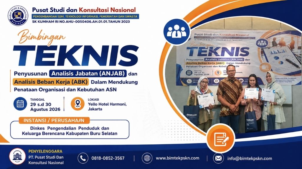 Bimtek ANJAB & ABK untuk Penataan Organisasi dan Kebutuhan ASN