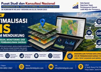 Bimtek Optimalisasi GIS dalam Mendukung Perencanaan, Monitoring dan Evaluasi Pembangunan Daerah