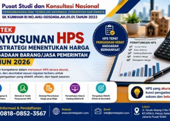Bimtek Penyusunan HPS dan Strategi Menentukan Harga Pengadaan BarangJasa Pemerintah Tahun 2026