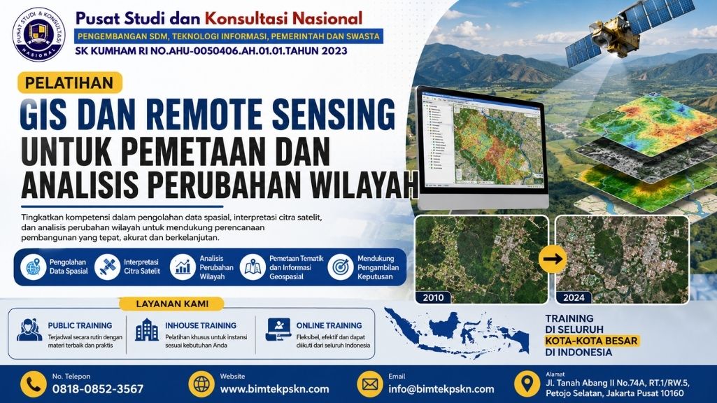 Pelatihan GIS dan Remote Sensing untuk Pemetaan dan Analisis Perubahan Wilayah