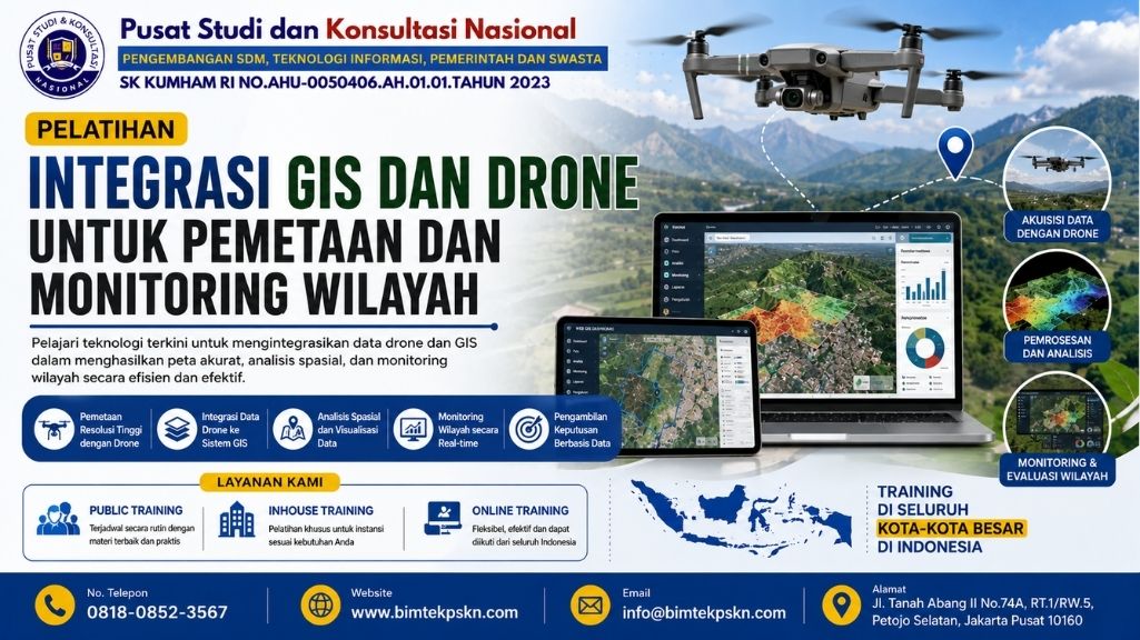 Pelatihan Integrasi GIS dan Drone untuk Pemetaan dan Monitoring Wilayah