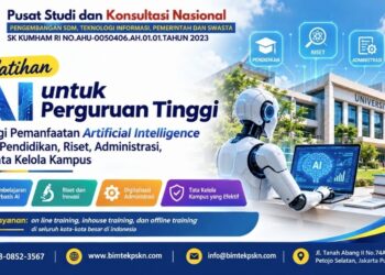 Pelatihan AI untuk Perguruan Tinggi Strategi Pemanfaatan Artificial Intelligence untuk Pendidikan, Riset, Administrasi, dan Tata Kelola Kampus