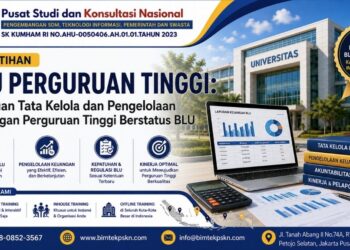 Pelatihan BLU Perguruan Tinggi Panduan Tata Kelola dan Pengelolaan Keuangan Perguruan Tinggi Berstatus BLU