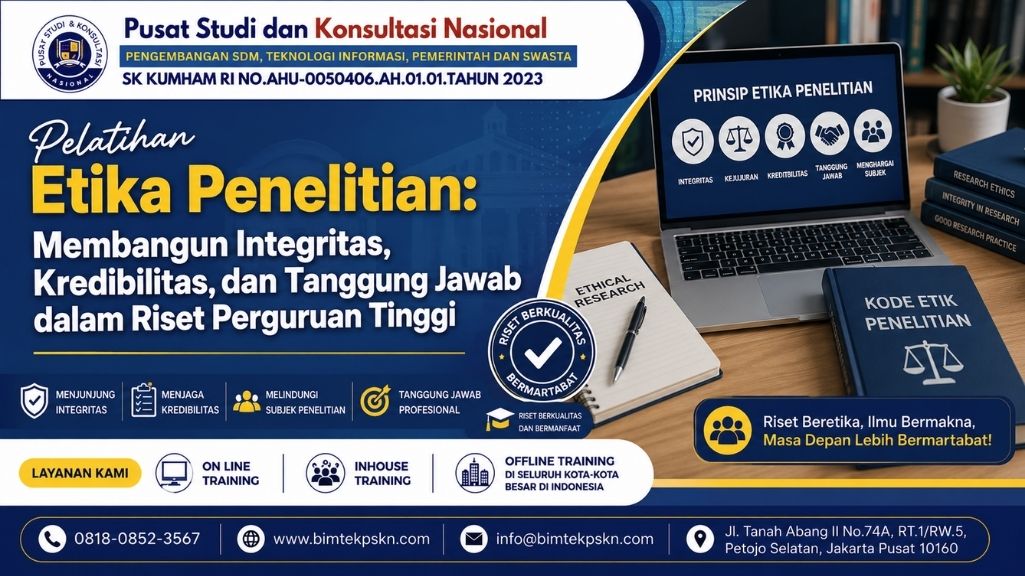 Pelatihan Etika Penelitian Membangun Integritas, Kredibilitas, dan Tanggung Jawab dalam Riset Perguruan Tinggi