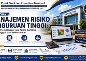 Pelatihan Manajemen Risiko Perguruan Tinggi Strategi Membangun Tata Kelola Kampus yang Tangguh dan Berkelanjutan