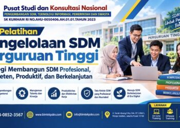 Pelatihan Pengelolaan SDM Perguruan Tinggi Strategi Membangun SDM Profesional, Kompeten, Produktif, dan Berkelanjutan