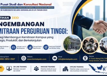 Pelatihan Pengembangan Kemitraan Perguruan Tinggi Strategi Membangun Kemitraan Kampus yang Strategis, Produktif, dan Berkelanjutan