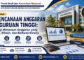 Pelatihan Perencanaan Anggaran Perguruan Tinggi Strategi Menyusun Anggaran yang Efektif, Efisien, dan Berbasis Kinerja