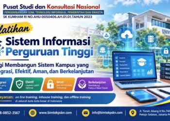 Pelatihan Sistem Informasi Perguruan Tinggi Strategi Membangun Sistem Kampus yang Terintegrasi, Efektif, Aman, dan Berkelanjutan