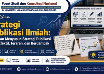 Pelatihan Strategi Publikasi Ilmiah Panduan Menyusun Strategi Publikasi yang Efektif, Terarah, dan Berdampak
