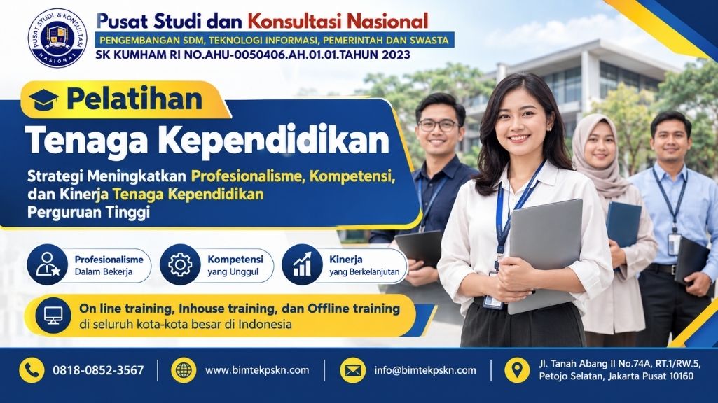 Pelatihan Tenaga Kependidikan Strategi Meningkatkan Profesionalisme,