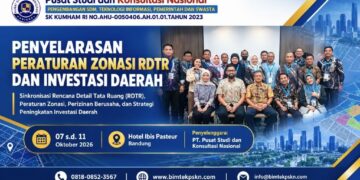 Bimbingan Teknis Penyelarasan Peraturan Zonasi RDTR dan Investasi Daerah bagi DPUPR Kabupaten Kutai Timur di Bandung