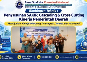 Bimbingan Teknis Penyusunan SAKIP, Cascading & Cross Cutting Kinerja Pemerintah Daerah di Yogyakarta