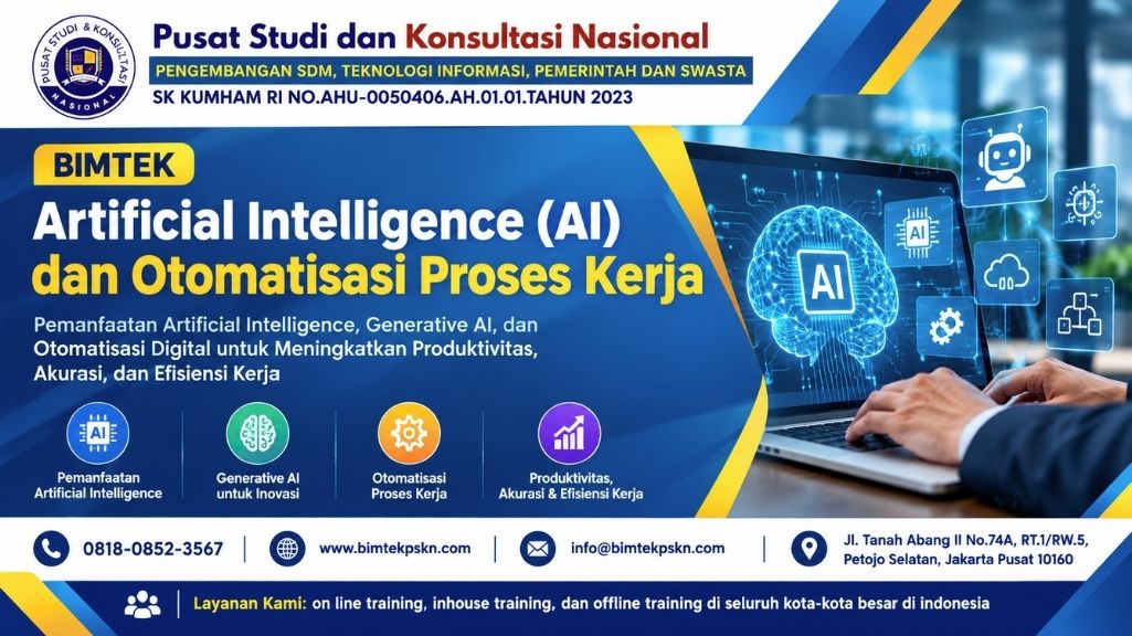 Bimtek Artificial Intelligence (AI) dan Otomatisasi Proses Kerja