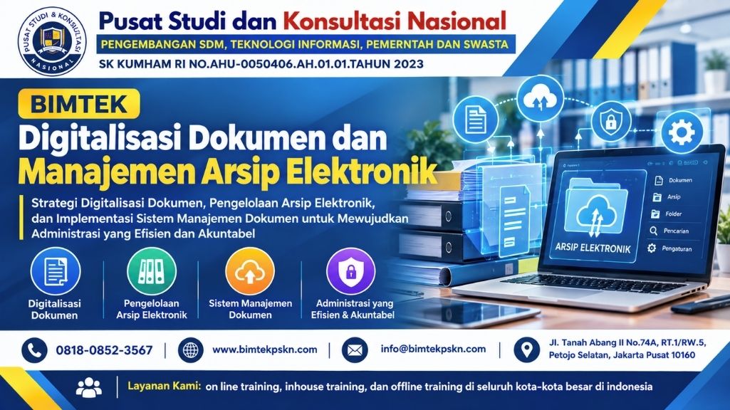 Bimtek Digitalisasi Dokumen dan Manajemen Arsip Elektronik
