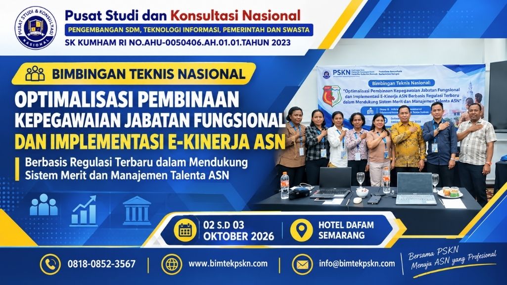 Bimtek E-Kinerja ASN dan Jabatan Fungsional bagi Dinas Pendidikan Boven Digoel