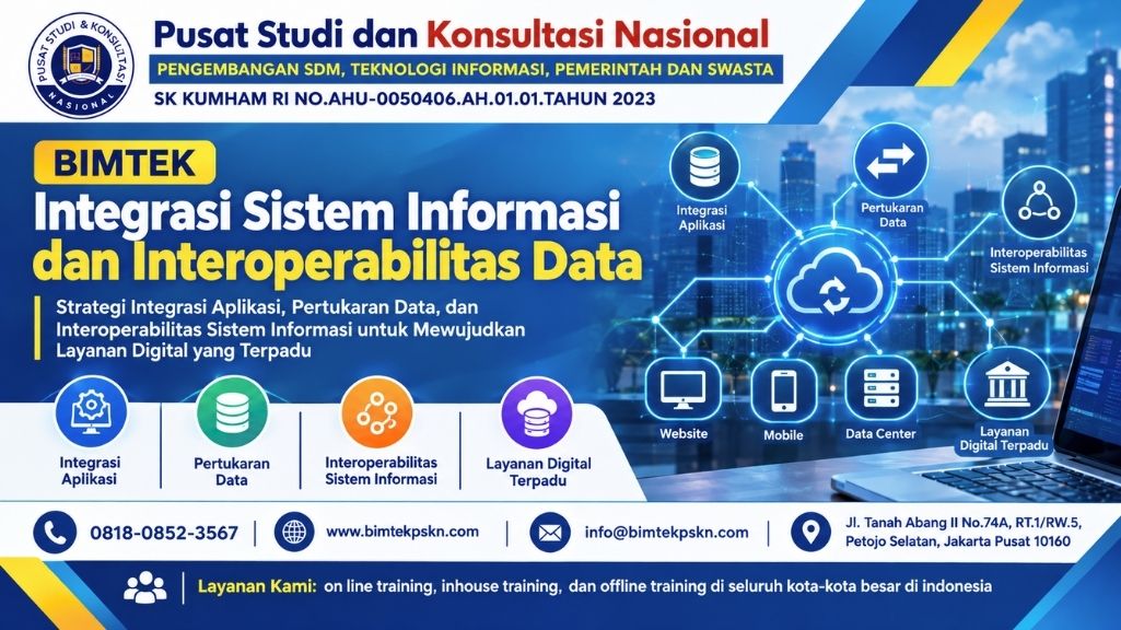 Bimtek Integrasi Sistem Informasi dan Interoperabilitas Data