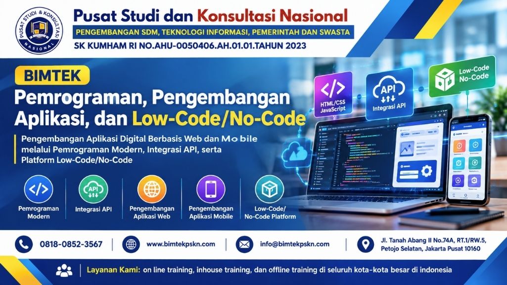 Bimtek Pemrograman, Pengembangan Aplikasi