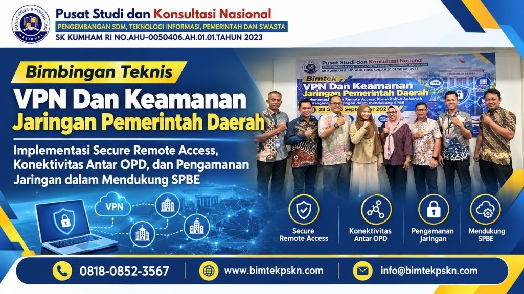 Bimtek VPN dan Keamanan Jaringan bagi BKAD Bulungan